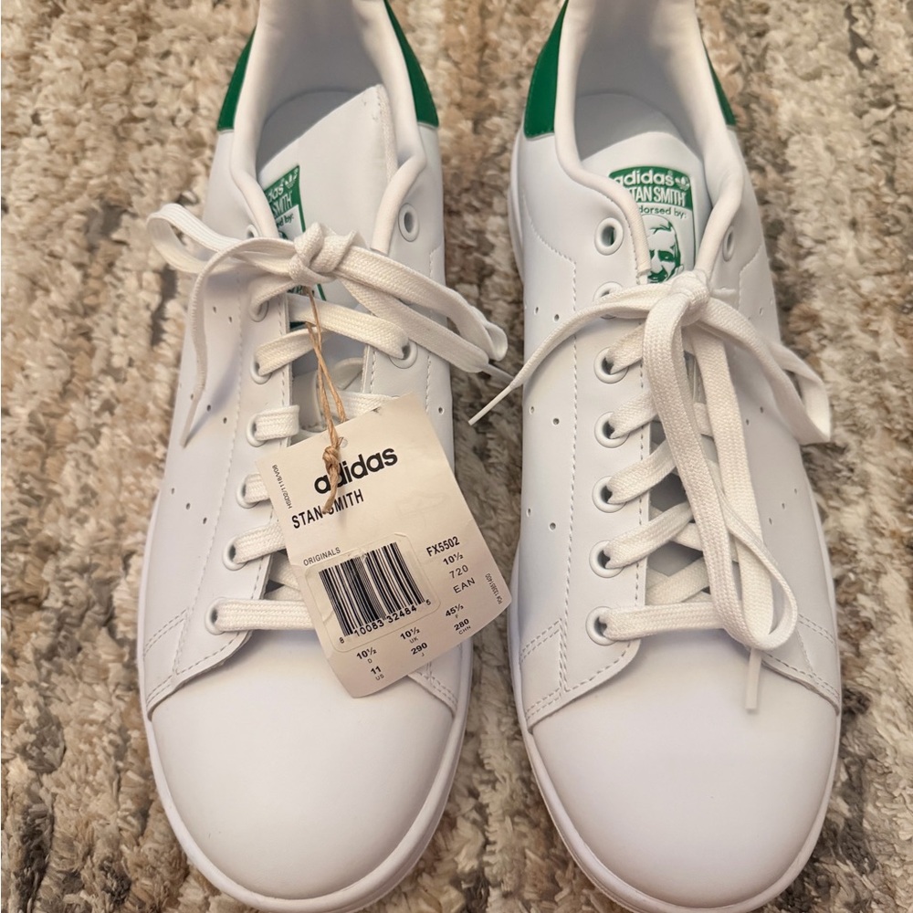 Adidas Stan Smith White with Green Detail